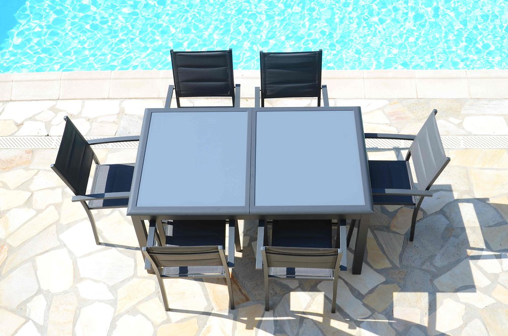 image  de Table+6 fauteuilles de Jardin